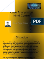 Case Analysis On Mind Control: Dela Rea, Kimmi F