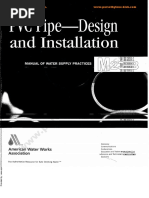 AWWA M23-2002 PVC Pipe Design and Installation, 176p PDF