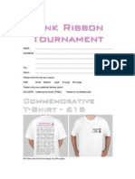 T-Shirt Order Form