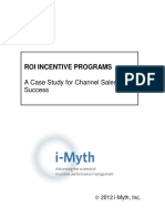 Roi of Incentive Programs a Case Study for Channel Sales Success