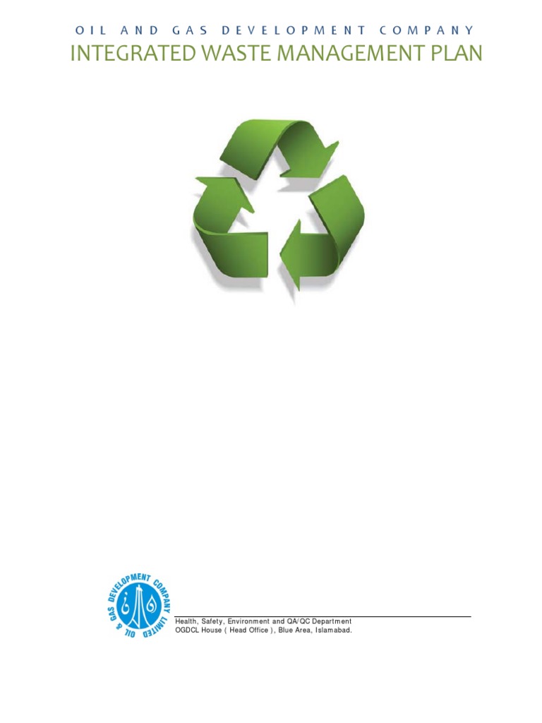 OGDCL's Integrated Waste Management Plan Waste Management Municipal