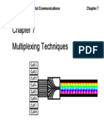 Chapter 7 Multiplexing Techniques PDF