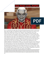 The TOP 10 Badest Popes in History Betaenglish PDF