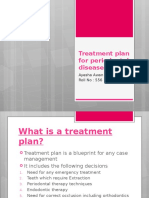 Treatment Plan for Periodontal Diseases NEW