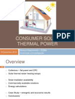 Consumer Solar Thermal Power - Presentation 