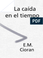 La Caida en El Tiempo Emil Cioran