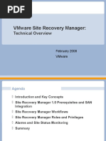 Site Recovery Manager Technical Overview