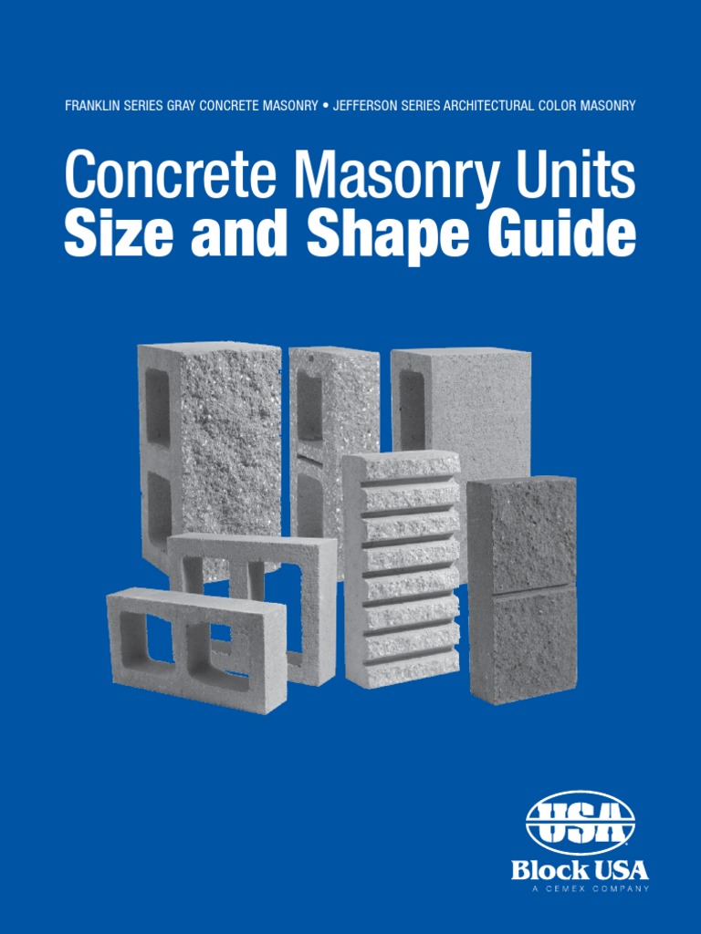 Block USA Catalogo Masonry Concrete