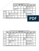 Timetable Psikologi