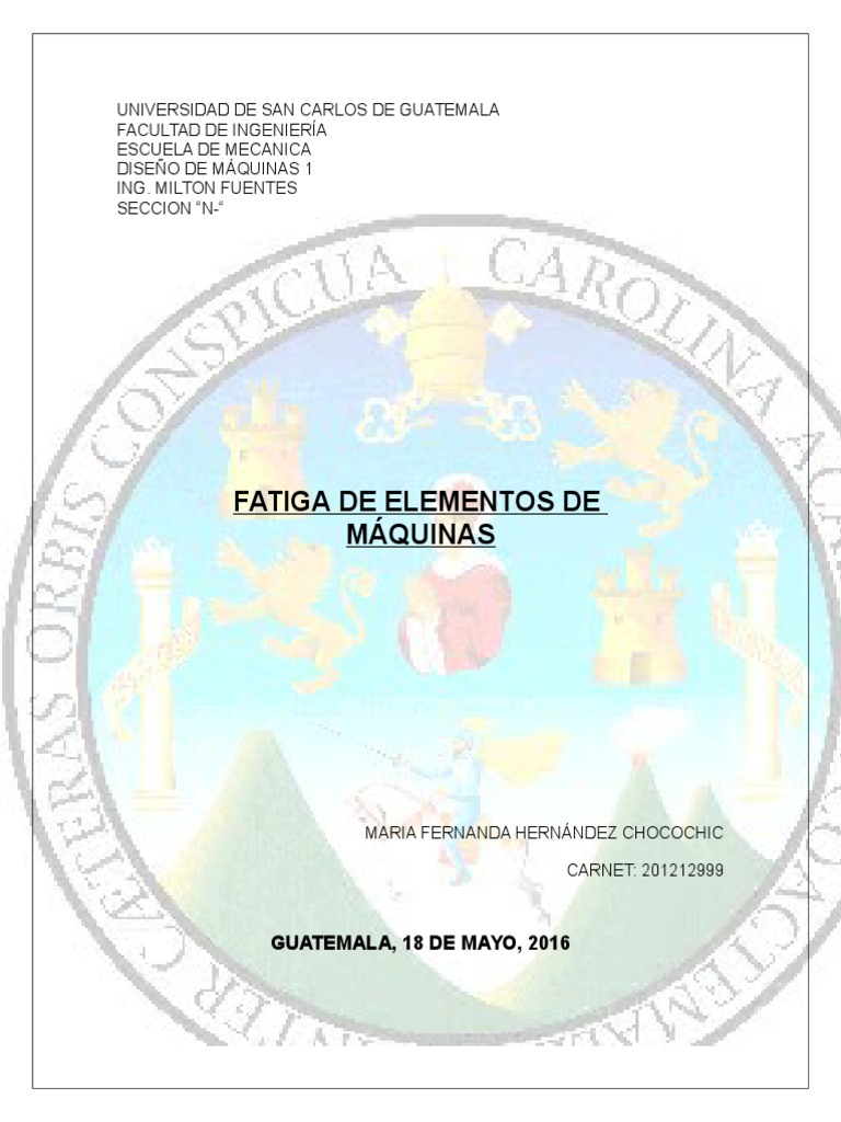 Fatiga en Elementos de Máquinas | PDF | Fatiga (material) | Mecánica de ...