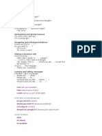 Speaking Phrases For The Exam