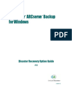 Ca Arcserve DR Manual PDF