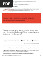 Quantos Capítulos, Versículos e Letras Têm Os 3 Tipos de Biblias_ Católica, Protestante e Testemunha de Jeová