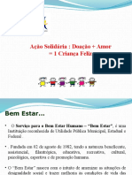 Apresentação Ação Solidaria - PARCEIROS 2015