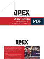 Anze Benko Athlete Template November To Open 2015 PDF