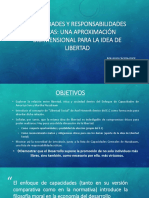 Capacidades y Responsabilidades Éticas: Una Aproximación Bidimensional para La Idea de Libertad