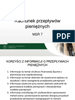 MSR 7 Rachunek Przeplywow Pienieznych (Teoria)