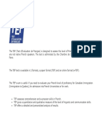 French TEF Exam PDF