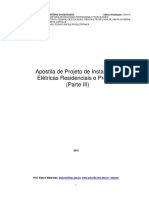 Apostila de Projeto de Instalações Elétricas Residenciais e Prediais (Parte III)