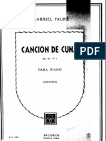 Cancion de Cuna - Gabriel Fauré