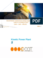 Suplidor de Energia Descentralizado Por Plantas de Energia Kinetica Presentacion a Clientes
