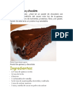 Pastel de Quinoa y Chocolate