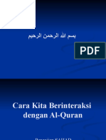 Interaksi DG Al-Quran