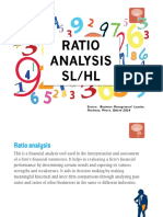 3.5 Ratio Analysis SLHL