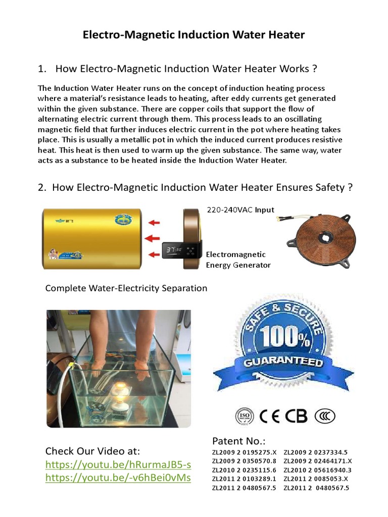 Induction Water Heater Theory and Advantage Induction Water Heating