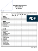 Daftar Pengambilan Buku Kurikulum 2013