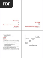 Embedded Systems Embedded Processors-1