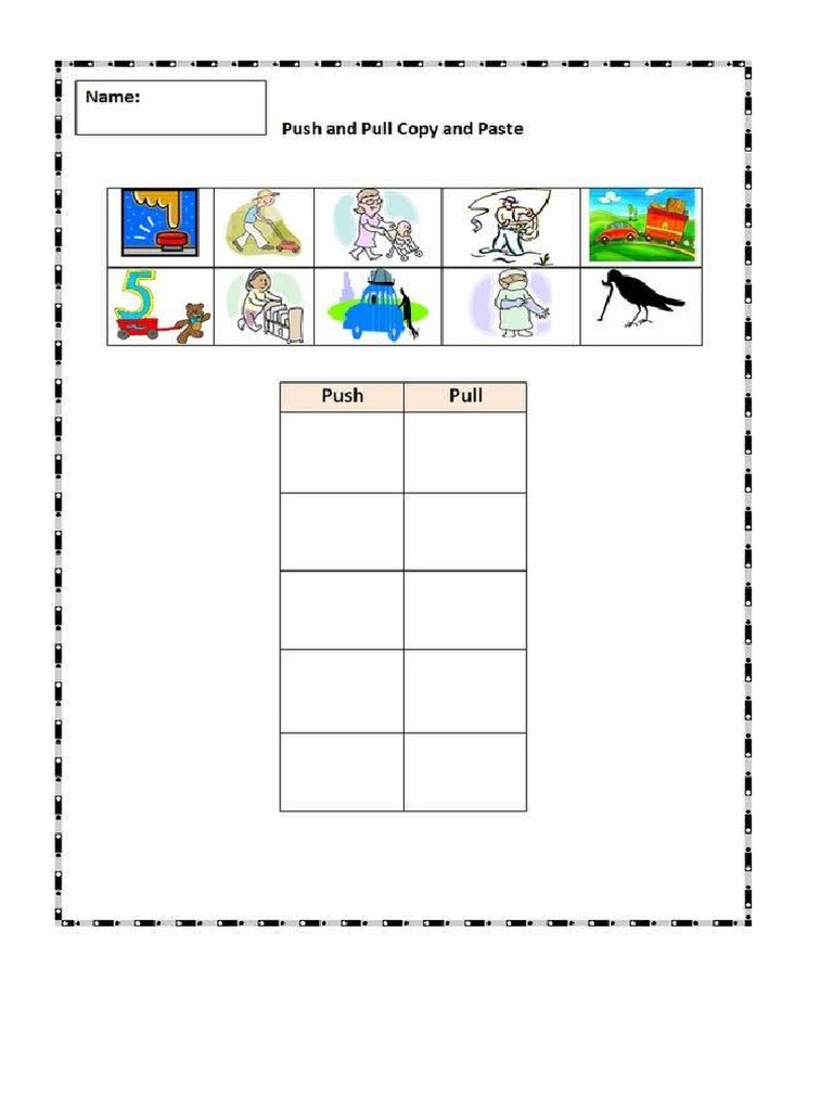 Push and Pull Ws 1 | PDF