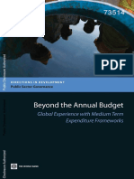 Banco Mundial 2012 Global Experience With Medium Term Expenditure Frameworks