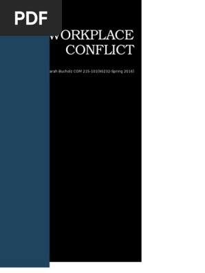 Workplace Conflict