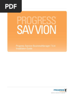 Savvion BPM Installation Guide