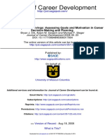 5. Career Development Striving_assessing Goals and Motivation in Career Decision Making in Planning