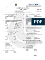 Sample Paper: Class: X Time: 3 Hours