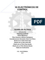 Diseño y teoría de filtros electrónicos analógicos