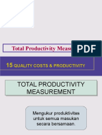 Total Productivity Measurement