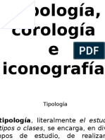 Tipología, Corología, Iconografía