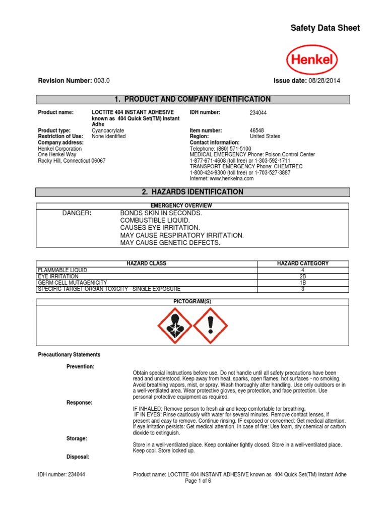 Product and Company Identification Safety Data Sheet PDF Dangerous Goods Firefighting