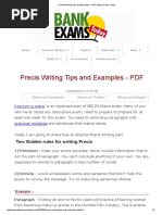 Download Precis Writing Tips and Examples - PDF _ Bank Exams Today by saikiran1412 SN314234151 doc pdf
