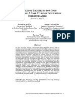 Knowledge Brokering For Open Innovation - A Case Study of Innovati PDF