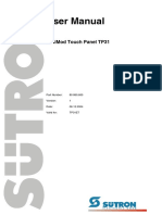 User Manual: Tesimod Touch Panel Tp31