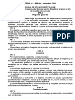 O.M.a.I. Nr. 1489 Din 2006 - Cod Etica Deontologoca