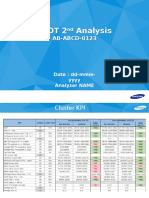 Template of 2nd CLOT Report