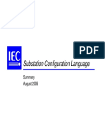 IEC TC57 Substation Configuration Language Summary
