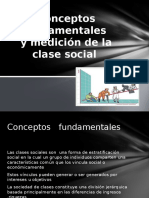Conceptos Fundamentales y Mediciones de Las Clases Sociales