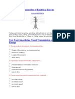 Transmission of Electrical Energy: Dristybd Eee MCQ