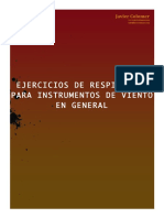 Ejercicios de Respiración